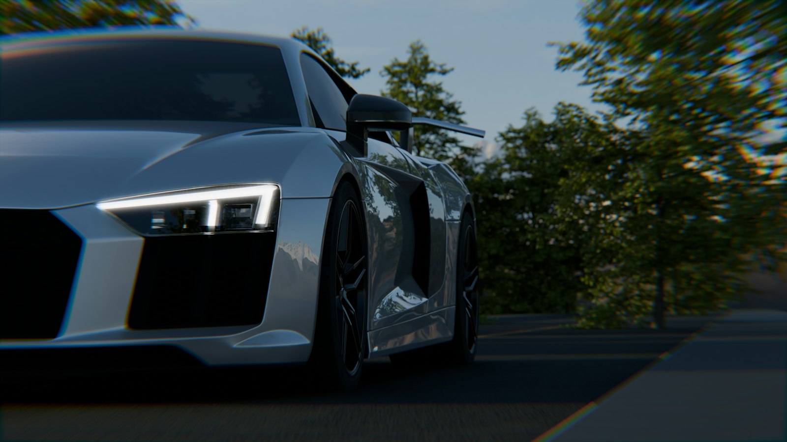 Audi R8 de frente